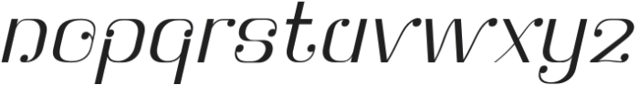 Botuna Medium Slanted otf (500) Font LOWERCASE