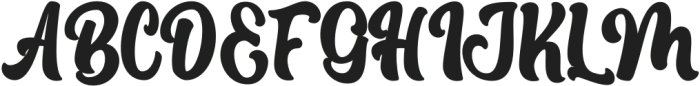 Boughies Bold otf (700) Font UPPERCASE
