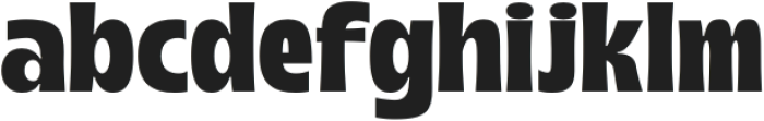 Boughy Semi Expanded otf (400) Font LOWERCASE