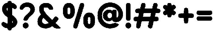 Bougy Regular otf (400) Font OTHER CHARS
