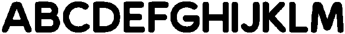Bougy Regular otf (400) Font UPPERCASE