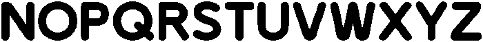 Bougy Regular otf (400) Font UPPERCASE