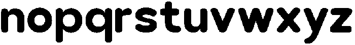 Bougy Regular otf (400) Font LOWERCASE