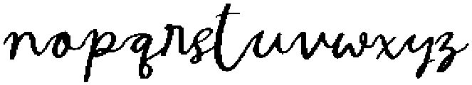 Boulangerie SS Oblique otf (400) Font LOWERCASE