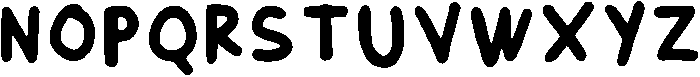 Boulder Regular otf (400) Font UPPERCASE