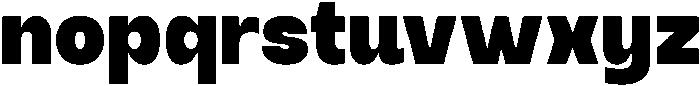 Bouldy Regular otf (400) Font LOWERCASE