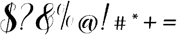 Boulevard otf (400) Font OTHER CHARS