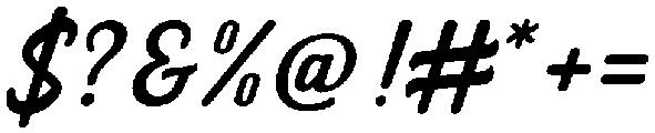 Boulevard otf (400) Font OTHER CHARS