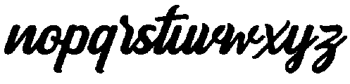 Boulevard otf (400) Font LOWERCASE