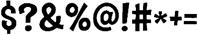 Bounce Font Regular ttf (400) Font OTHER CHARS