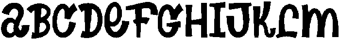 Bounce Font Regular ttf (400) Font UPPERCASE