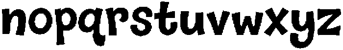 Bounce Font Regular ttf (400) Font LOWERCASE