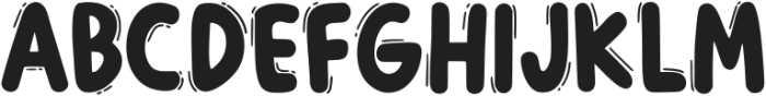Bounce Kids Regular otf (400) Font UPPERCASE