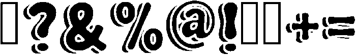 Bounce Regular otf (400) Font OTHER CHARS