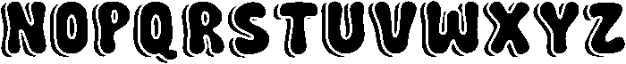 Bounce Regular otf (400) Font LOWERCASE
