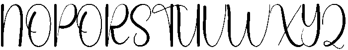 Bounce Regular otf (400) Font UPPERCASE