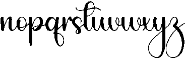 Bounce Regular otf (400) Font LOWERCASE