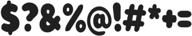 Bouncejoy Bold otf (700) Font OTHER CHARS
