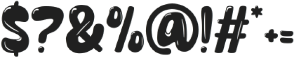 Bouncy Balloon otf (400) Font OTHER CHARS