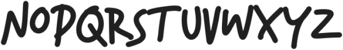 Bouncy Scriber Regular ttf (400) Font UPPERCASE