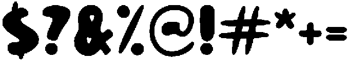 BouncyFish-Regular otf (400) Font OTHER CHARS