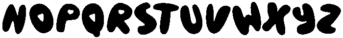 BouncyFish-Regular otf (400) Font UPPERCASE