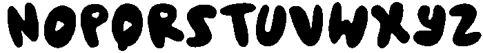 BouncyFish-Regular otf (400) Font LOWERCASE