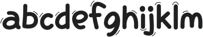 Bouncyl Regular otf (400) Font LOWERCASE