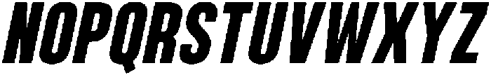 Bounder Bold Italic otf (700) Font UPPERCASE