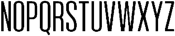Bounder Extra Light otf (200) Font UPPERCASE