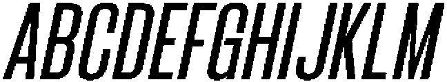 Bounder Light Italic otf (300) Font UPPERCASE