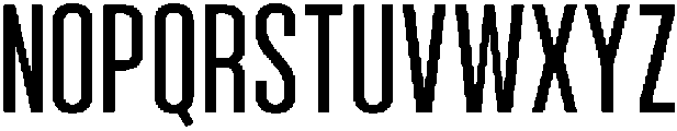 Bounder Light otf (300) Font UPPERCASE
