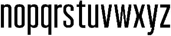 Bounder Light otf (300) Font LOWERCASE