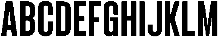 Bounder Medium otf (500) Font UPPERCASE