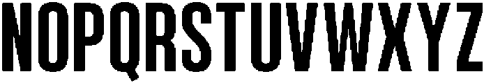 Bounder Medium otf (500) Font UPPERCASE