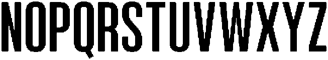 Bounder Regular otf (400) Font UPPERCASE