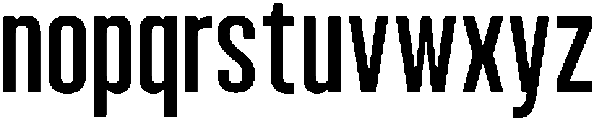 Bounder Regular otf (400) Font LOWERCASE