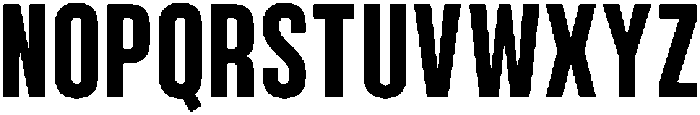 Bounder Semi Bold otf (600) Font UPPERCASE