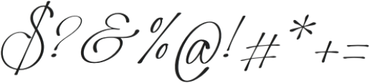 Bounthy Flow Italic otf (400) Font OTHER CHARS