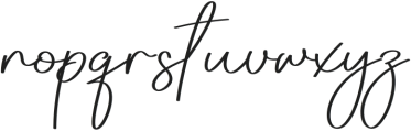 Bouquets Regular otf (400) Font LOWERCASE