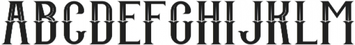 Bourbon Special otf (400) Font LOWERCASE