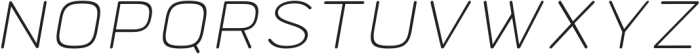 Bourton Round Thin Wide Italic otf (100) Font UPPERCASE