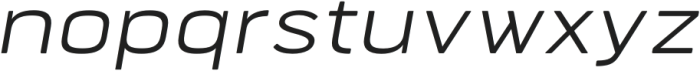 Bourton Text Regular Wide Italic otf (400) Font LOWERCASE