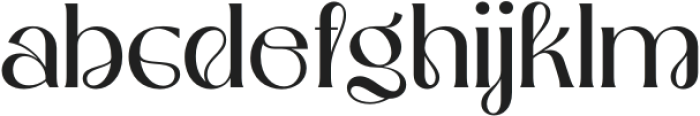 Bouselle Regular otf (400) Font LOWERCASE