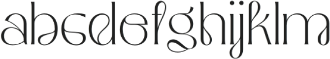 Bouselle Thin otf (100) Font LOWERCASE