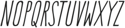 Bouteeka Italic ttf (400) Font UPPERCASE