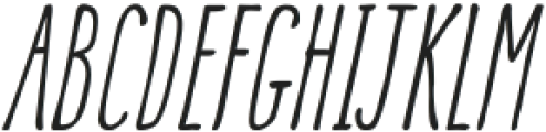 Bouteeka Italic ttf (400) Font LOWERCASE