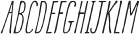 Bouteeka Light Italic ttf (300) Font LOWERCASE