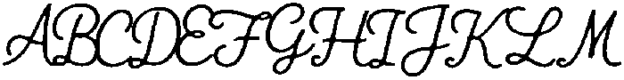 Boutique Handwriting Regular otf (400) Font UPPERCASE