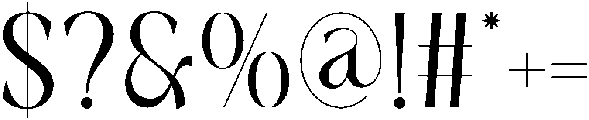 Boutique-Regular otf (400) Font OTHER CHARS